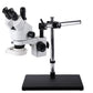16MP Trinocular Stereo Microscope Continuous Zoom 7~45X w/ Camera 56 LED Light Universal Bracket Mat
