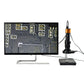 16MP USB Industrial Microscope Camera Stand Kit Microscope Magnifier HDMI 1080P w/ 60 LED Ring Light