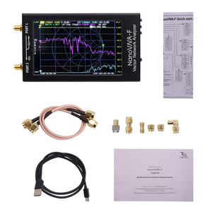 NanoVNA-F Vector Network Analyzer Antenna Analyzer 10K-1500MHz 4.3&quot; IPS Button Version Hardware V3.1