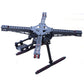 HSKRC59 X450 450mm Full Carbon Fiber Drone Frame Kit w/ Carbon Fiber Landing Gear for F450 S500 S550