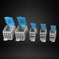 UKK-80A Distribution Box Din Rail Terminal Block 1 In Many Out Power Junction Box Wire Connector
