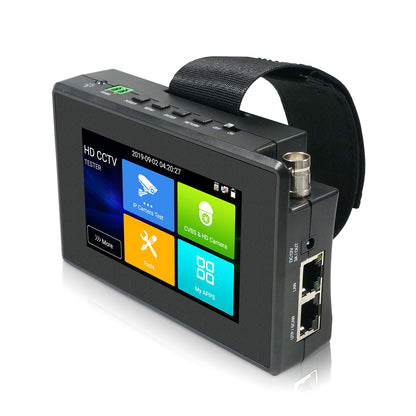 4&quot; Wrist HD CCTV Tester 4K H.265 8MP IP CVBS CVI TVI AHD Camera Tester with WiFi Hotspot IPC-1800ADH Plus