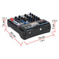 FREEBOSS AG-PS6 6 Channel Audio Mixer DC 5V Power USB Interface 2 Mono 2 Stereo 16 Digital Effects