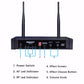 FREEBOSS FB-U10 UHF Wireless Microphone System Dual Way Digital Receiver + 2 Handheld Microphone