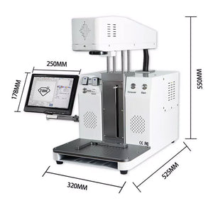 TBK958C Automatic Laser Marking Machine Broken Back Glass Separator Screen Separator Machine