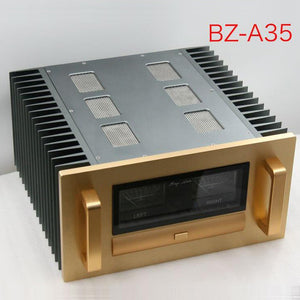 BZ-A35 Class A Power Amplifier Chassis Aluminum Enclosure DIY Amp Case with VU Meter Unassembled