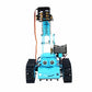 RC Track Tank w/ Acrylic Mechanical Arm Robotic Arm Unassembled For Scratch Programming Peacock Blue