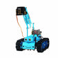 RC Track Tank w/ Acrylic Mechanical Arm Robotic Arm Unassembled For Scratch Programming Peacock Blue