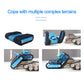 Robot Crawler Kit Swing Arm RC Tracked Crawler Programming Robot Unassembled APP Control Peacock Blue