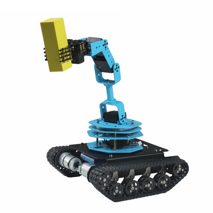 6 DOF Robot Arm RC Tracked Robot TS100 Smart Tank Car Support Bluetooth/Joystick For PS2 Unassembled