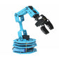 6 Axis Robot Arm Mechanical Arm Frame w/ HM-MS10 Steering Gear For Scratch Programming (Assembled)