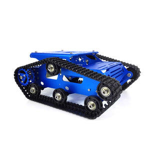 TR300P Tank Chassis Obstacle Avoidance Robot Car Chassis Kit Unassembled 37 Motor with Code Disc