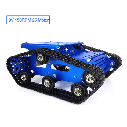 TR300P Tank Chassis Obstacle Avoidance Robot Car Chassis Kit Unassembled with 9V 150RPM 25 Motor