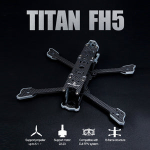 iFlight TITAN FH5 FPV Frame 223mm Unassembled For DJI FPV Sky End Digital Image Transmission
