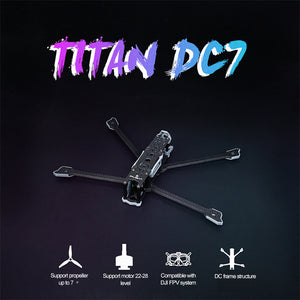 iFlight TITAN DC7 7 Inch FPV Frame 333mm Unassembled For DJI FPV Sky End HD Image Transmission