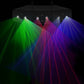 LED RGB Stage Lights Sound Activated Laser Beam Light DMX 512 for KTV Disco Party Club Bar