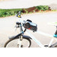 Top Tube Frame Bag Mountain Bike Top Tube Bag 6" Touch Screen Phone Bag with Rain Cover