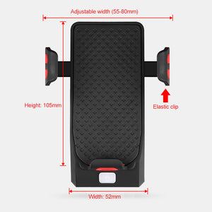 3 In 1 Bicycle Mobile Phone Bracket Bike Front Light 130dB Bike Horn 4000mA Version