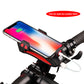 3 In 1 Bicycle Mobile Phone Bracket Bike Front Light 130dB Bike Horn 4000mA Version