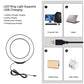 4.7&quot; Dimmable LED Ring Light Vlogging Photography Video Light 3 Mode w/ Pocket Tripod Mount PKT3058B