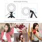 4.7&quot; Dimmable LED Ring Light Vlogging Photography Video Light 3 Mode w/ Pocket Tripod Mount PKT3058B