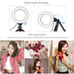 6.2&quot; Dimmable LED Ring Light with Tripod Stand Vlogging Video Ring Light Photography Kit PKT3059B
