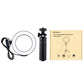 6.2&quot; Dimmable LED Ring Light with Tripod Stand Vlogging Video Ring Light Photography Kit PKT3059B