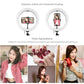 10.2&quot; Dimmable LED Ring Light Selfie Video Ring Light with 1.1m Tripod Stand Phone Clip PKT3069B
