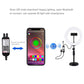 7.9&quot; RGBW Dimmable LED Ring Light Ring Fill Light with Stand Phone Clip Remote Control PKT3080B