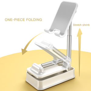 Aluminum Alloy Telescopic Phone Stand Foldable Phone Holder Tablet Desktop Stand Live Streaming
