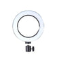 14&quot; Dimmable LED Ring Light Ring Fill Light with Phone Clip Charging Ports For Live Streaming