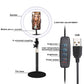 10.2&quot; Dimmable LED Ring Light Ring Fill Light with Phone Clip Stand For Live Broadcast BX-62