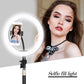 10.2&quot; Dimmable LED Ring Light Ring Fill Light with Phone Clip Stand For Live Broadcast BX-62