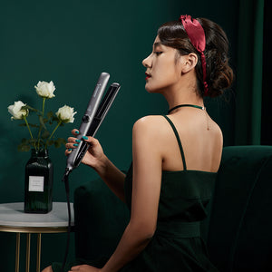 Automatic Steam Hair Straightener Infrared Heating Dual-Use Hair Straightening Curling Iron