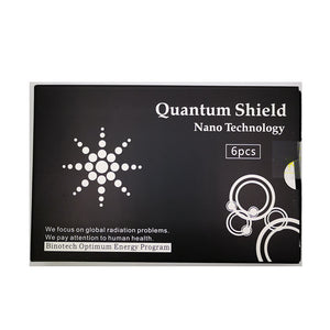 6PCS/Box Mobile Phone Quantum Shield Sticker Anti-Radiation Sticker Protection form EMF Fusion