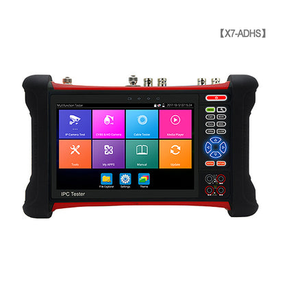 X7-ADHS IPC Tester Network + Analog + Cable Tracker + HDMI Input Output + 8MP (AHD+CVI+TVI+SDI)