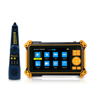 HD-3100 CCTV Tester 8MP CVI TVI AHD Analog 4 IN 1 VGA &amp; 4K HDMI Input HD Coaxial + Cable Tracer