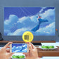 1080P Mini Projector For U Disk Hard Disk TF Card AV HDMI Headset YG220 Ordinary Version Yellow