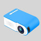 Home Projector Portable Mini Projector Home Theater Support 1080P HD YG210 Blue