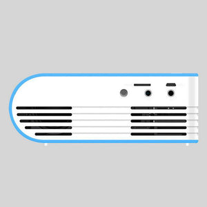 Home Projector Portable Mini Projector Home Theater Support 1080P HD YG210 Blue