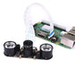 For Raspberry Pi 3B/3B+/4B Zero w Camera Focal Adjustable Infrared Night Vision Camera Module w/ IR Lights
