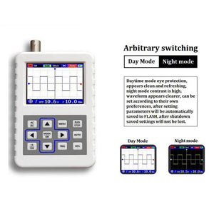 FNIRSI-2031H Handheld Mini Digital Oscilloscope 2.4-inch Screen 30M Bandwidth 200MSps Sampling