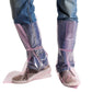 20PCS Thickened High Tube Disposable Plastic Shoe Cover Waterproof Pig Farm Protective Foot Cover