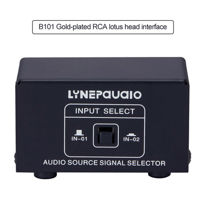 2 In 1 Out or 1 In 2 Out Audio Source Signal Selector Headphone Speaker Switcher RCA Interface B101