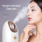 Facial Steamer Hot Cold Steam Sprayer Skin Mist Cleaner Face Care Humidifier Moisturizer 220ml Water Tank