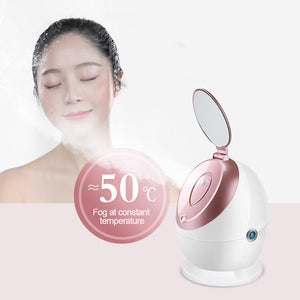 Hot Spray Facial Steamer Nano Skin Steam Vapour Sprayer Face Care Humidifier Moisturizer 100ml Water Tank
