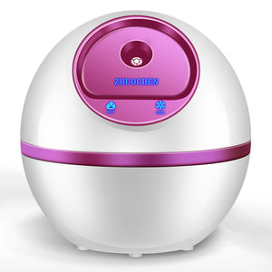 Facial Steamer Hot Cold Steam Sprayer Face Care Skin Vapour Humidifier Moisturizer 300ml Water Tank