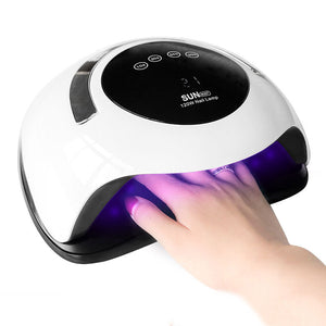 120W LED Nail Lamp Infrared Sensing UV Nail Dryer Machine Manicure Salon Tool for Curing Gel Nail Polish
