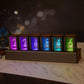 RGB Glow Tube Clock DIY Kit 6-Bit LED Nixie Tube Clock Electronic Luminous Alarm Clock Unassembled