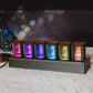 RGB Glow Tube Clock DIY Kit 6-Bit LED Nixie Tube Clock Electronic Luminous Alarm Clock Unassembled
